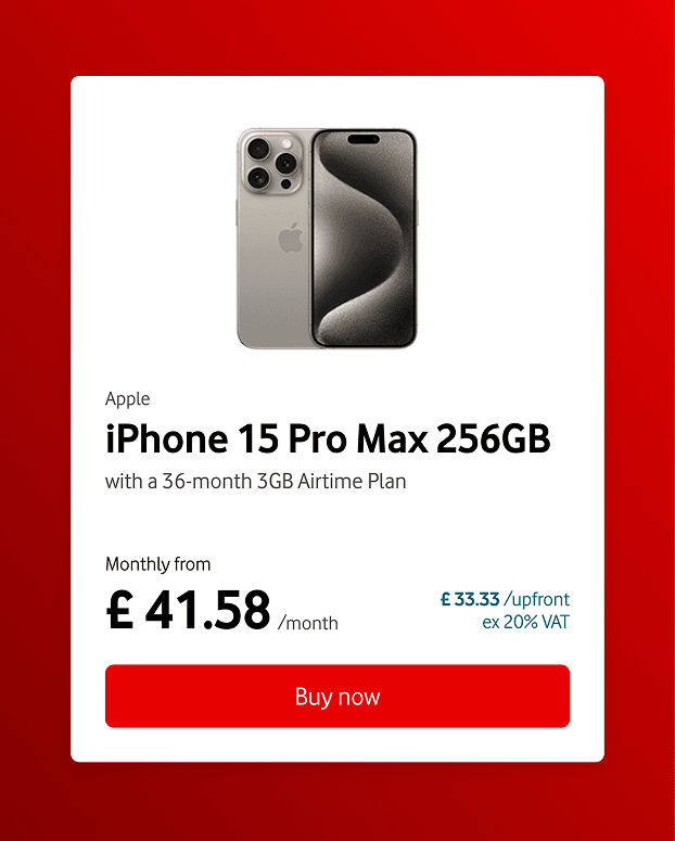 Vodafone Iphone